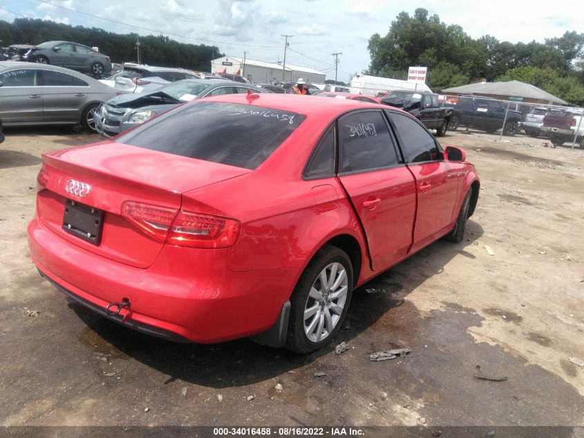 2013 AUDI A4 PREMIUM WAUAFAFLXDN036858