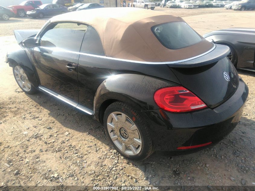 2013 VOLKSWAGEN BEETLE CONVERTIBLE 2.5L W/SOUND/NAV 3VW5P7AT4DM802845