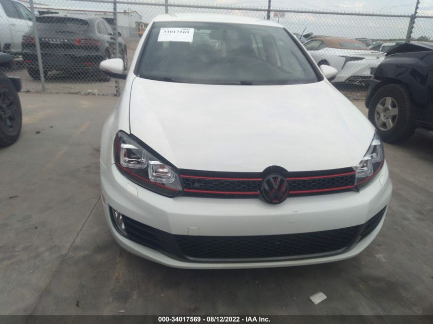 2013 VOLKSWAGEN GTI WOLFSBURG WVWHD7AJ8DW141781
