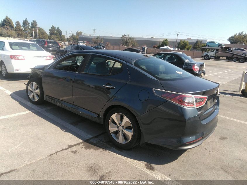 2014 KIA OPTIMA HYBRID EX KNAGN4AD3E5063156