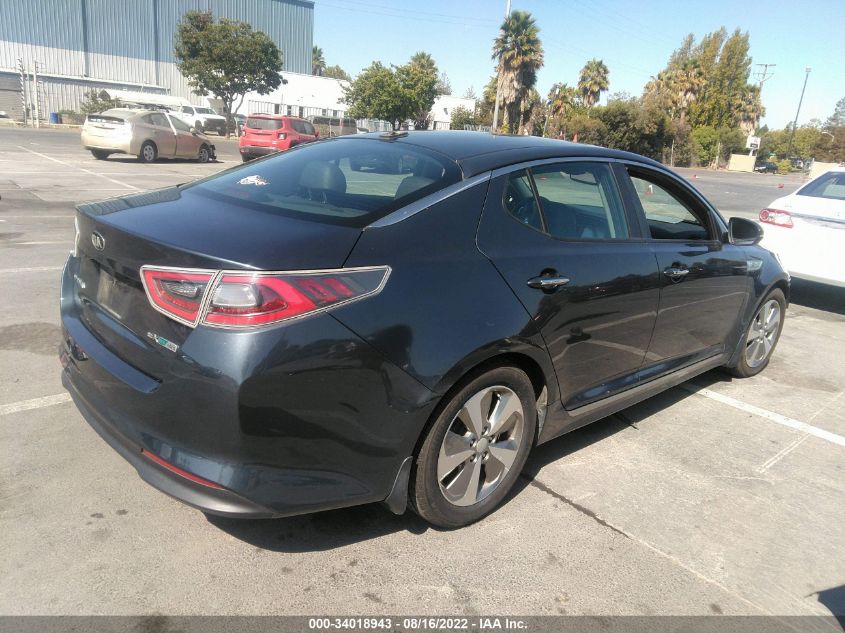 2014 KIA OPTIMA HYBRID EX KNAGN4AD3E5063156