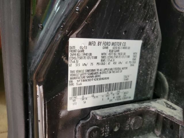 2013 FORD SUPER DUTY F-350 DRW XL/XLT/LARIAT 1FT8W3DT1DEB50506