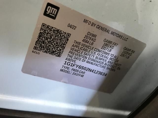 2022 CHEVROLET BOLT EUV LT 1G1FY6S02N4123634