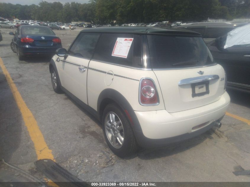 2013 MINI COOPER HARDTOP WMWSU3C54DT678029