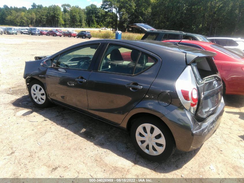 2014 TOYOTA PRIUS C ONE/THREE/TWO/FOUR JTDKDTB30E1566960