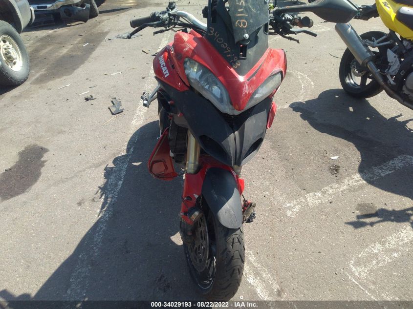 2012 DUCATI MULTISTRADA 1200/S ZDM12BLW5CB017920