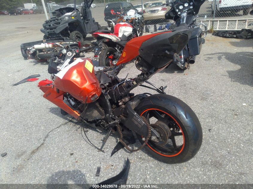 2009 KAWASAKI ZX1000 E JKAZXCE109A024533
