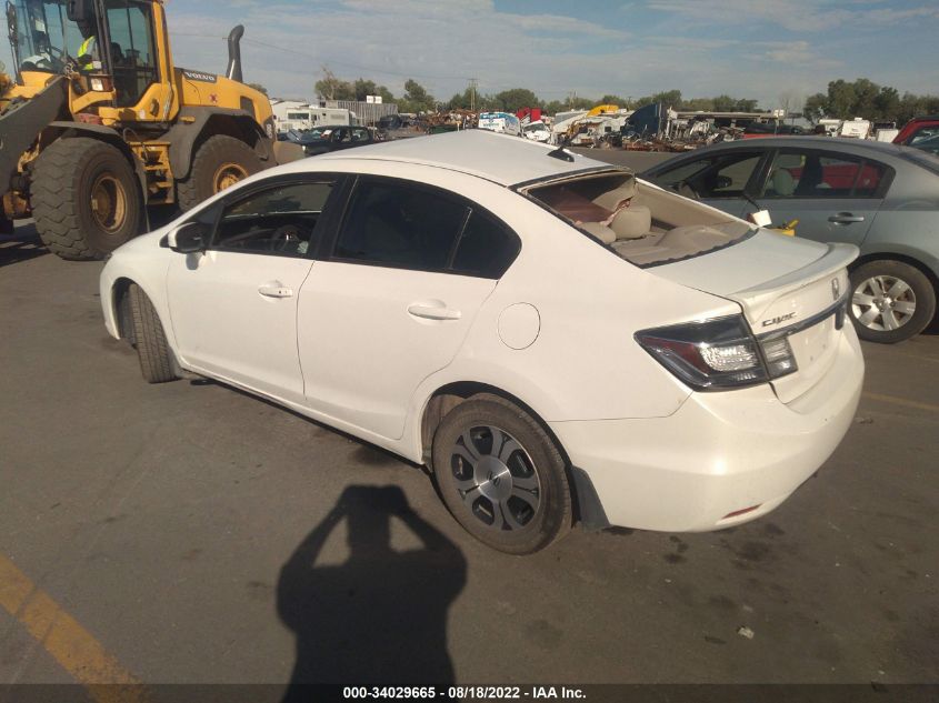 2015 HONDA CIVIC HYBRID 19XFB4F2XFE001094