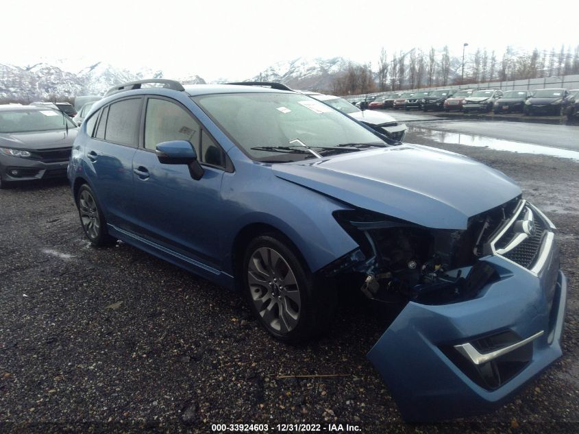 2016 SUBARU IMPREZA WAGON 2.0I SPORT LIMITED - JF1GPAU69G8237845