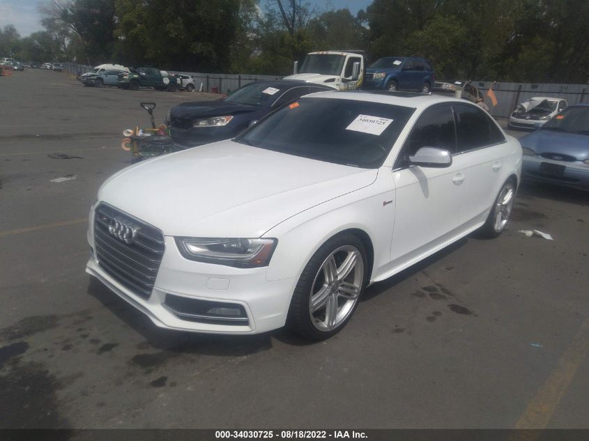 2013 AUDI S4 PRESTIGE WAUKGAFL0DA061454