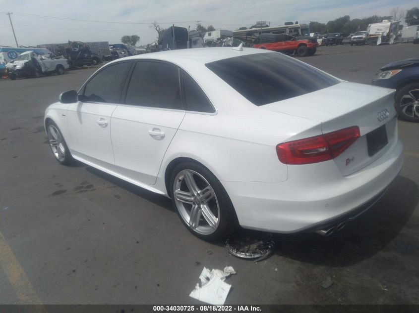 2013 AUDI S4 PRESTIGE WAUKGAFL0DA061454