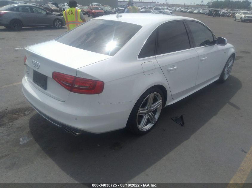2013 AUDI S4 PRESTIGE WAUKGAFL0DA061454