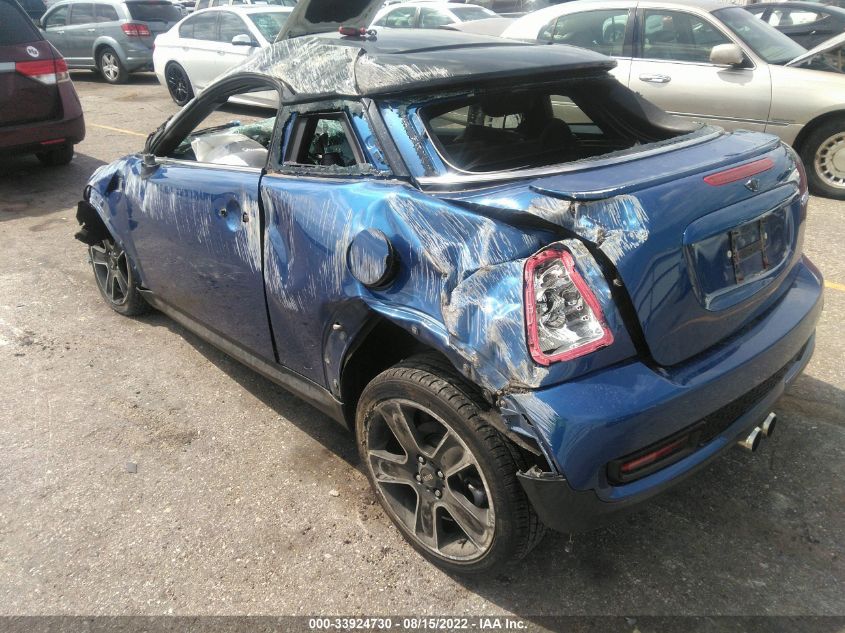 2014 MINI COOPER COUPE S WMWSX3C5XET772909