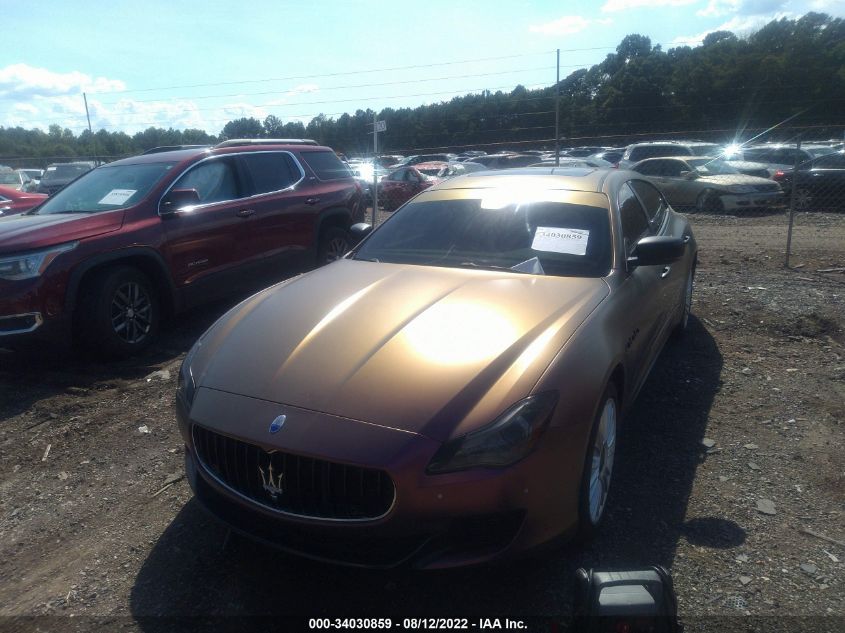 2014 MASERATI QUATTROPORTE S Q4 ZAM56RRA0E1077422