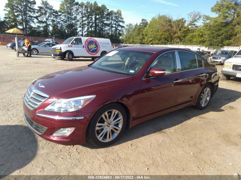 2013 HYUNDAI GENESIS 3.8L KMHGC4DD8DU214173