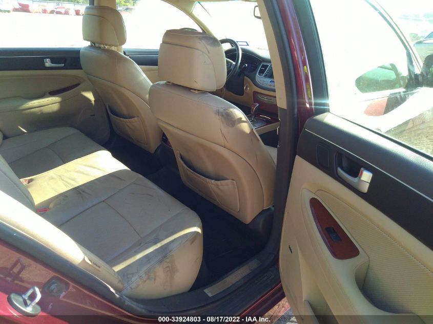 2013 HYUNDAI GENESIS 3.8L KMHGC4DD8DU214173