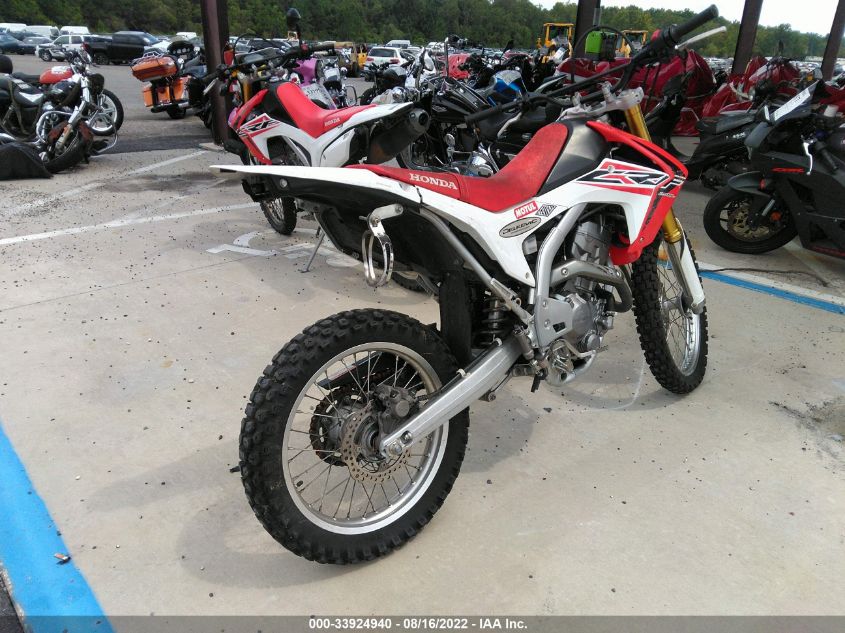 2015 HONDA CRF250 L MLHMD3818F5200721