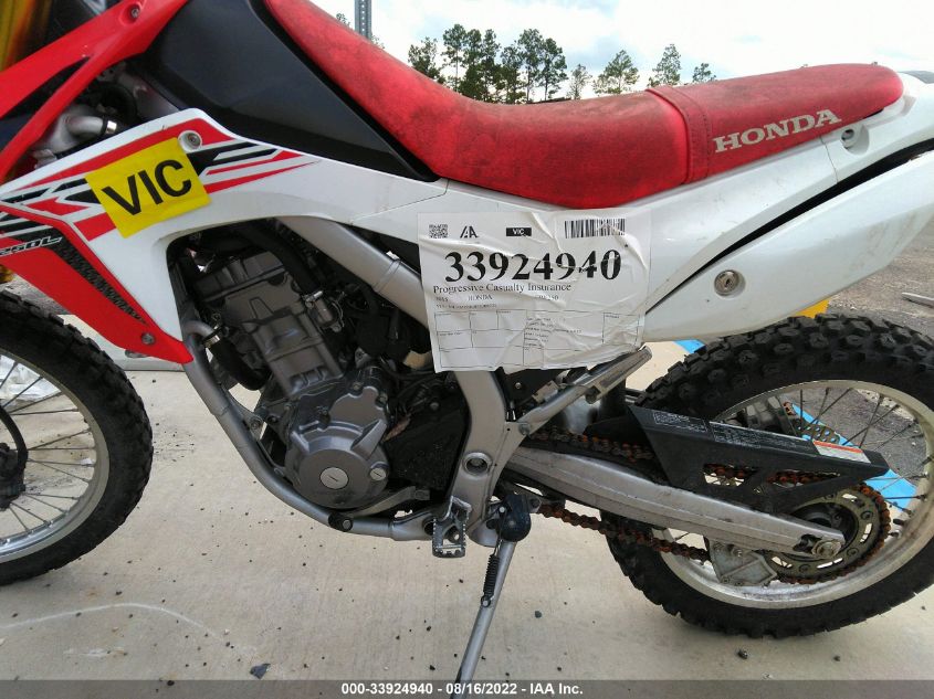 2015 HONDA CRF250 L MLHMD3818F5200721