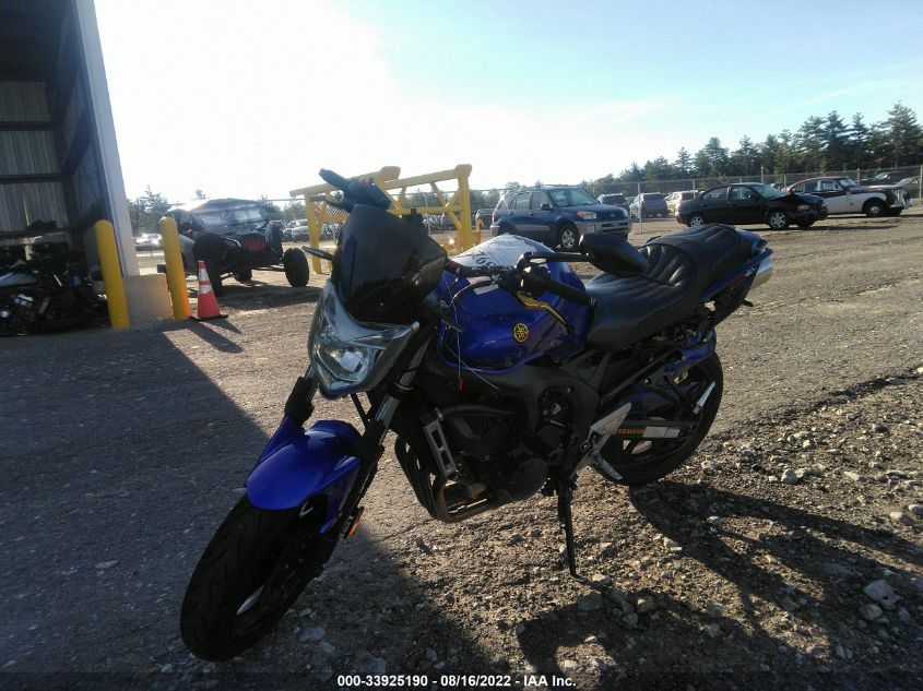 2007 YAMAHA FZ6 SHG JYARJ13E17A002955