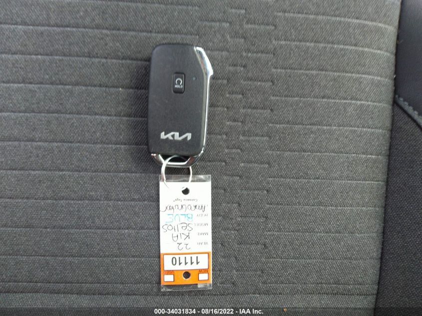 2022 KIA SELTOS NIGHTFALL KNDEUCA2XN7279628