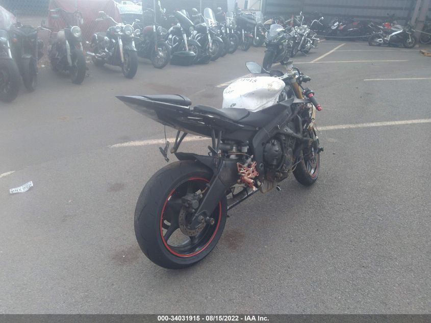 2009 YAMAHA YZFR6 JYARJ16E99A017248