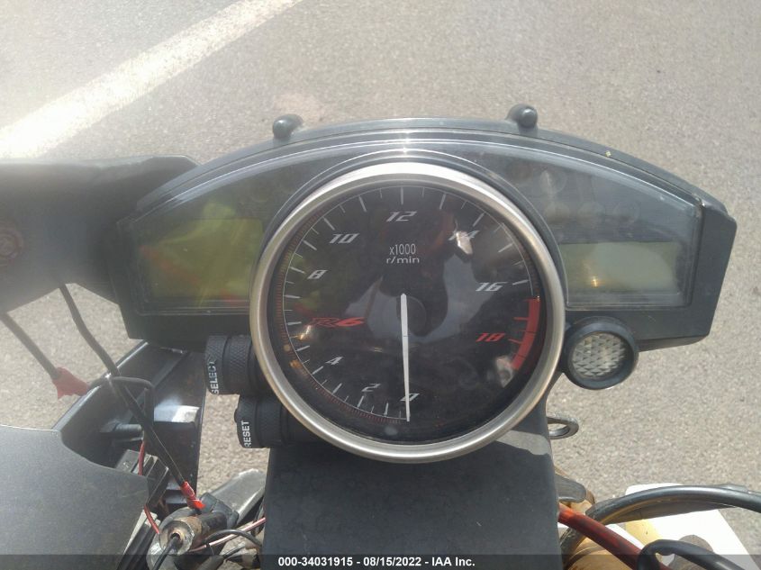 2009 YAMAHA YZFR6 JYARJ16E99A017248