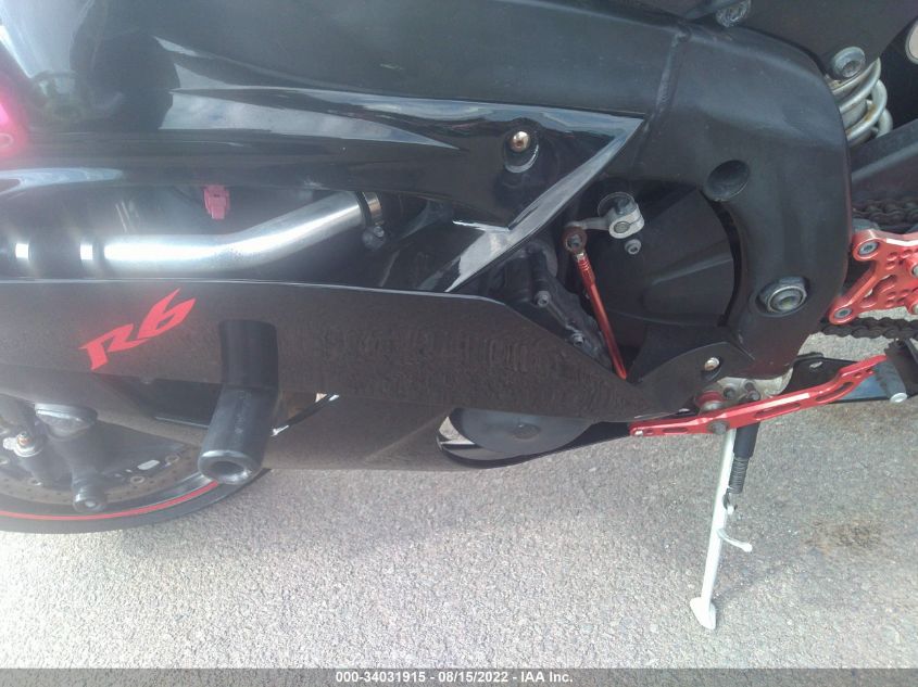 2009 YAMAHA YZFR6 JYARJ16E99A017248