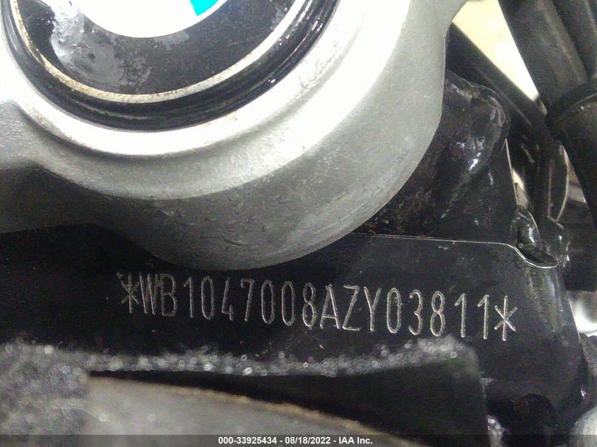 2010 BMW R1200 GS ADVENTURE WB1047008AZY03811