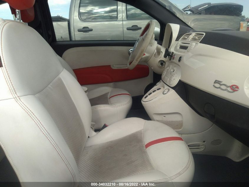 2013 FIAT 500E BATTERY ELECTRIC 3C3CFFGEXDT744430