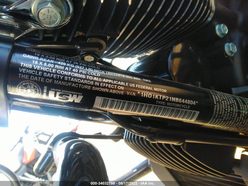 2022 HARLEY-DAVIDSON FLTRXS 1HD1KTP21NB644804