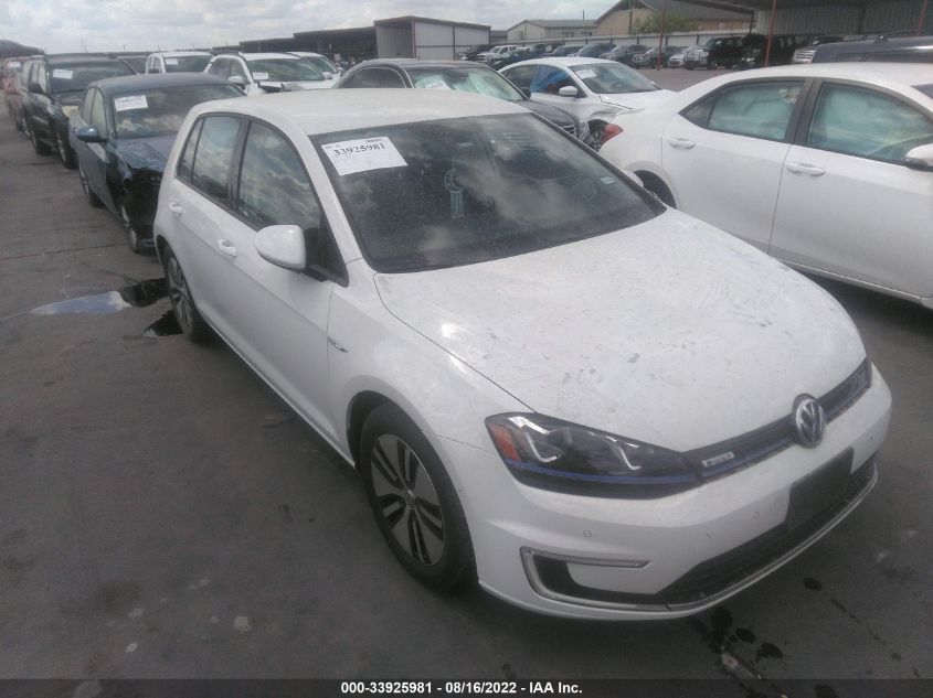 2016 VOLKSWAGEN E-GOLF SEL PREMIUM WVWPP7AU8GW916856