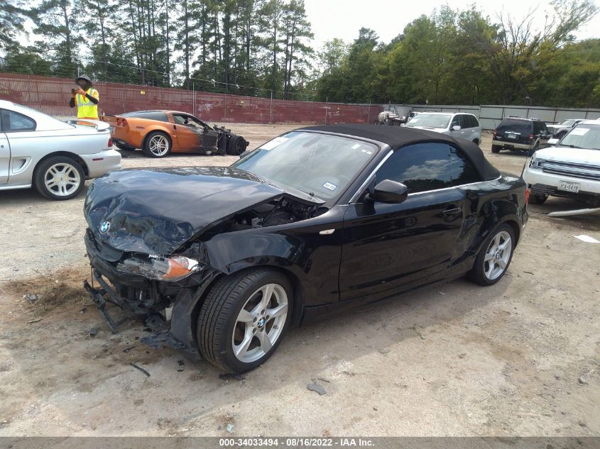 2013 BMW 1 SERIES 128I WBAUL7C58DVU09023