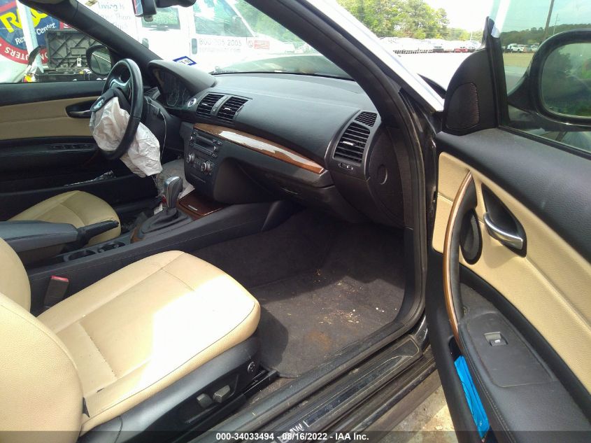 2013 BMW 1 SERIES 128I WBAUL7C58DVU09023