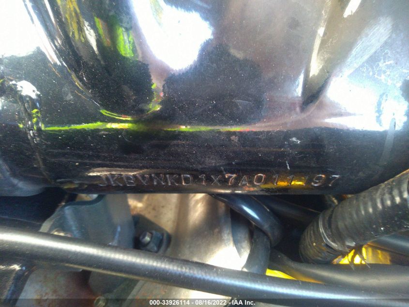 2007 KAWASAKI VN1600 D JKBVNKD1X7A011197