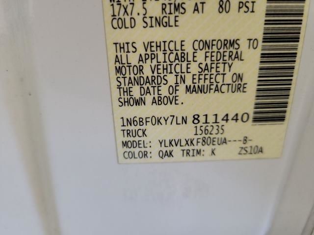 2020 NISSAN NV CARGO SV 1N6BF0KY7LN811440