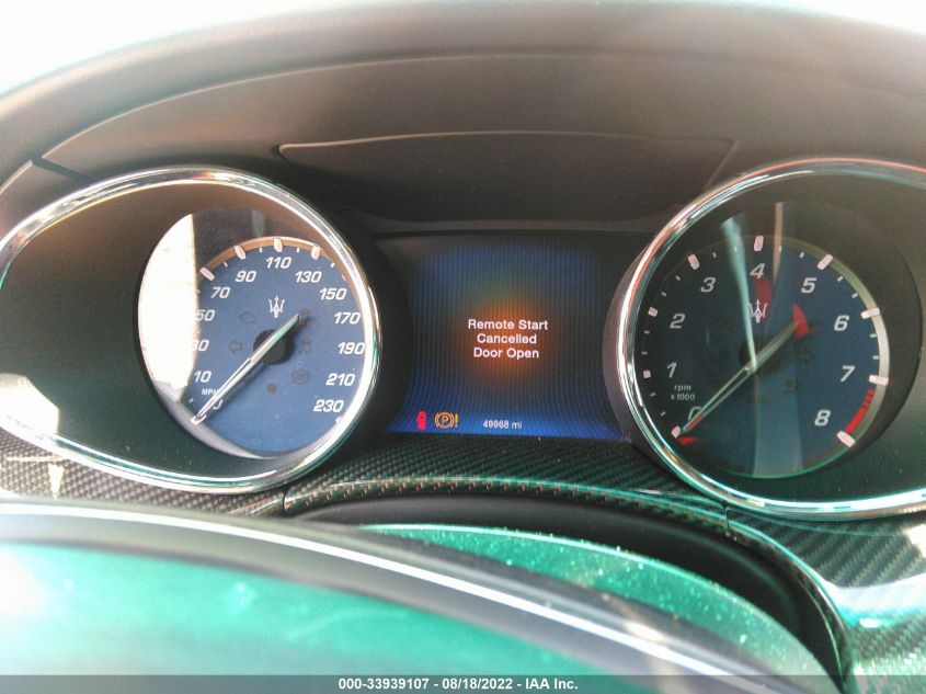 2014 MASERATI QUATTROPORTE GTS ZAM56PPAXE1073059