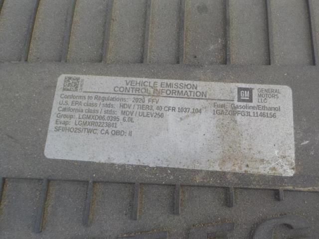2020 CHEVROLET EXPRESS PASSENGER LT 1GAZGPFG3L1146156
