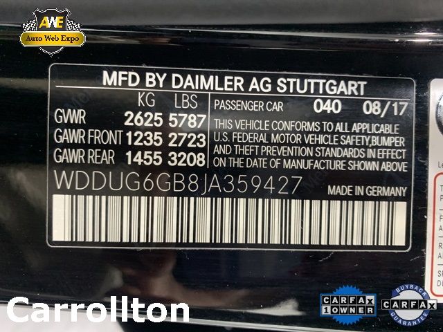 2018 MERCEDES-BENZ S-CLASS S 450 WDDUG6GB8JA359427