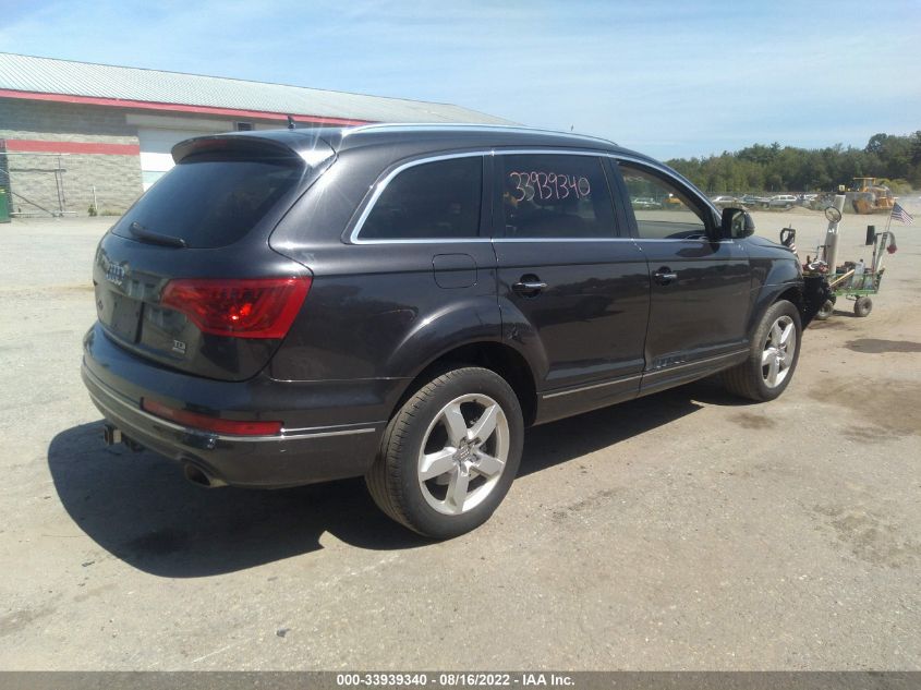 2013 AUDI Q7 3.0L TDI PREMIUM PLUS WA1LMAFE0DD007971