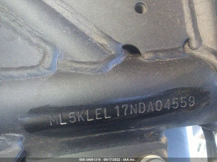 2022 KAWASAKI KL650 L ML5KLEL17NDA04559