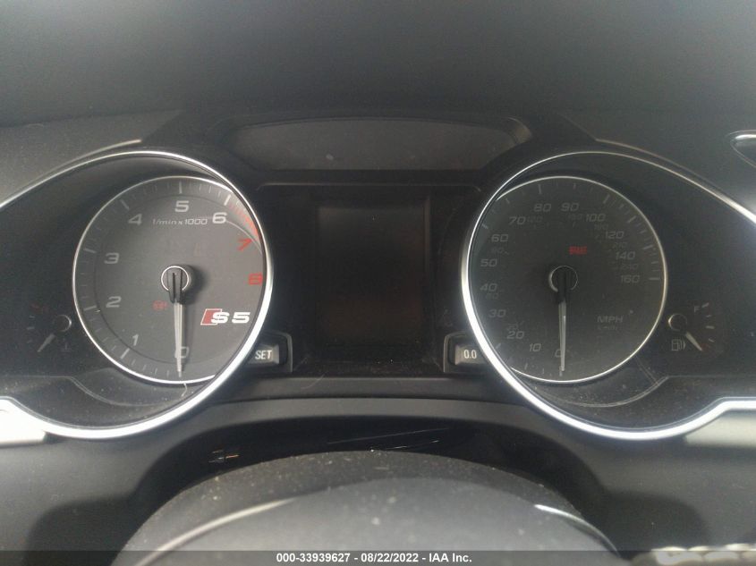 2013 AUDI S5 PREMIUM PLUS WAUCGAFRXDA015932