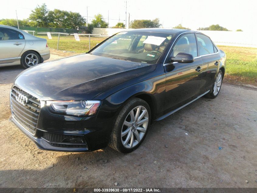 2014 AUDI A4 PREMIUM WAUAFAFL4EA061411