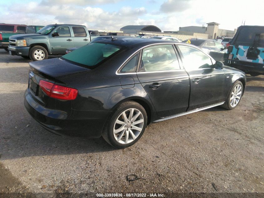 2014 AUDI A4 PREMIUM WAUAFAFL4EA061411