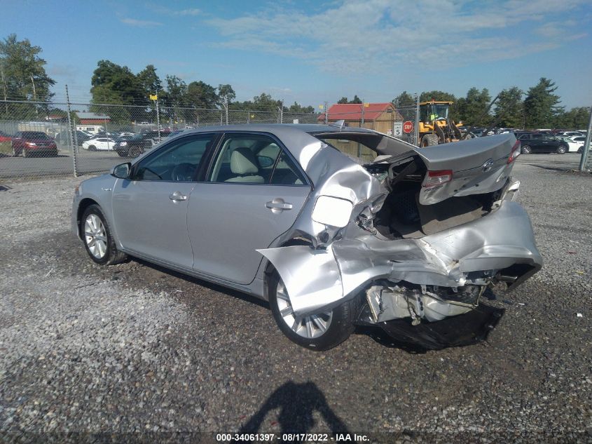 2013 TOYOTA CAMRY HYBRID LE/XLE 4T1BD1FK3DU071019