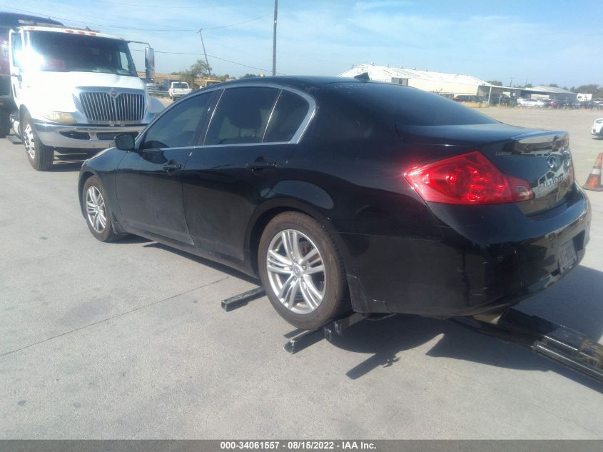 2013 INFINITI G37 SEDAN JOURNEY JN1CV6AP4DM303099
