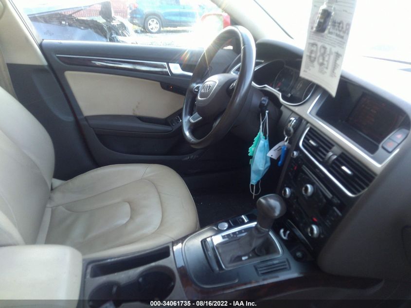 2013 AUDI A4 PREMIUM PLUS WAUFFAFL9DA174422