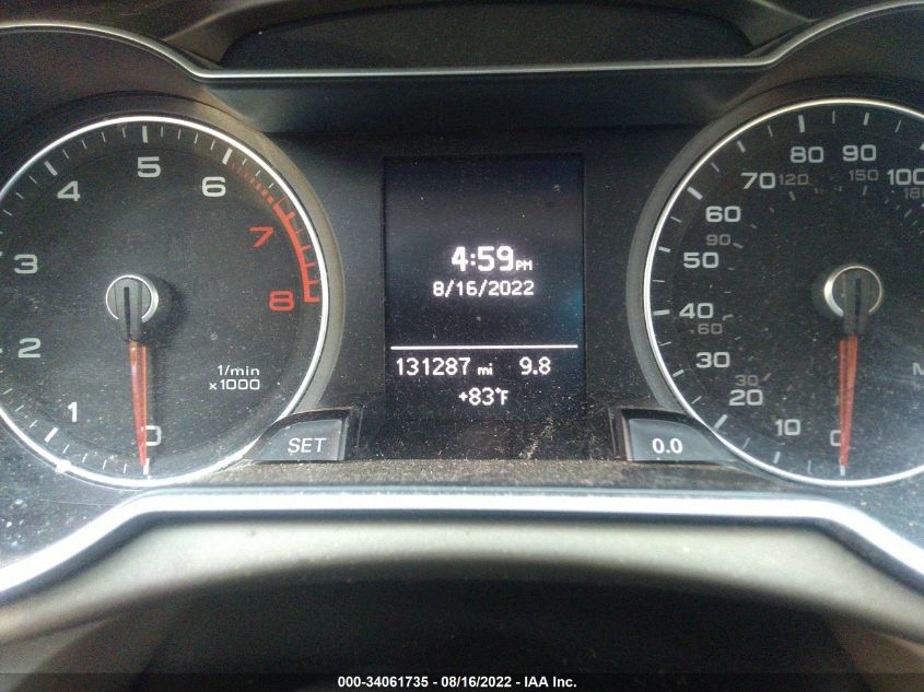 2013 AUDI A4 PREMIUM PLUS WAUFFAFL9DA174422