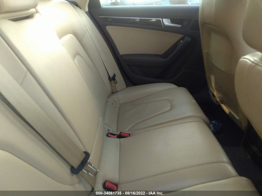 2013 AUDI A4 PREMIUM PLUS WAUFFAFL9DA174422