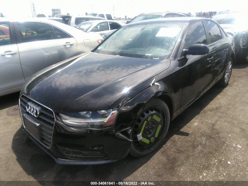 2013 AUDI A4 PREMIUM WAUAFAFLXDA144789