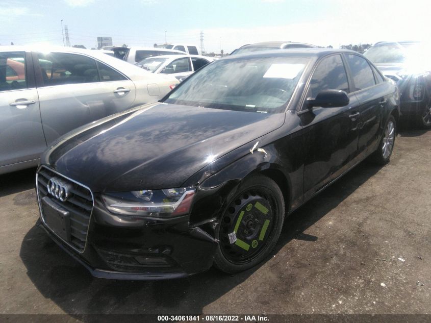 2013 AUDI A4 PREMIUM WAUAFAFLXDA144789